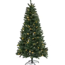  4-ft Pre-lit Artificial Christmas Tree with Multicolor LED Lights