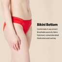 Amazon Essentials Women's Ruched Full Coverage Bikini Bottom