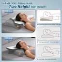 Cervical Neck Pillow for Pain Relief, Bed Pillows for Sleeping, Ergonomic Cooling Pillow, Orthopedic Contour Pillow for Side Back Stomach Sleepers,Neck Support Memory Foam Pillows with Pillow Covers