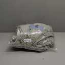 H.VERSAILTEX Sage Bathroom Rugs, Bath Mat Set of 2 Extra Thick Chenille Striped Pattern Shaggy Bath Rugs for Bath Room, Non Skid Bath Mats for Bathroom Floor (32 x 20 Plus 24 x 17 - Inches)