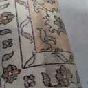 6' x 9' Durable Vinyl Rugs for Living Room, Vintage Floral Pattern for Dining Room, Bedroom, Home Office, Bobo Yellow Non-Slip Large Rugs for Indoor&Outdoor RV, Deck, Backyard, Balcony, Home Decor