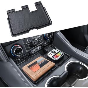 Center Console Tray Compatible with 2021-2024 Chevy Tahoe/Suburban & GMC Yukon Hidden Compartment Cover Organizer(Extra Storage with USB Hole, Not for Yukon Denali/Ultimate or 2025 Models)