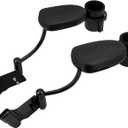 Black Passenger Armrests with Cup Holder Adjustable Fit for Goldwing GL1800 1800P 1800HP 20012017 Motorcycle Rear Seat Accessories