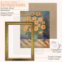 KTKDE 12x12 Picture Frame Set of 2, Ornate Vintage Gold Photo Frames 12 x 12 Antique Photo Frame for Rustic Gold Wall Decor Display Retro Home Decor best gift