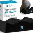 BBL Pillow After Surgery for Sitting - Brazilian Butt Lift Cushion for Driving & Home, Ergonomic Butt Shaped Pillow for Post-Op Recovery Pain Relief Support, BBL Must Haves, 17 Inches X 9 Inches X 5 Inches
