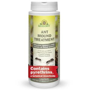 Neudorff Ant Mound Treatment Proven Foraging Ant Killer* Insecticide 1 LB. | Contains Pyrethrins, A Botanical Insecticide, Can Be Used Around Residential Livestock & Animal Dwellings
