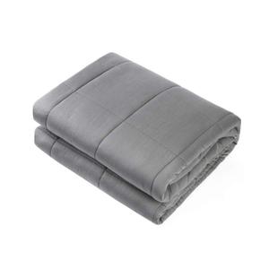 Waowoo Adult Weighted Blanket Queen Size (15lbs 60"x80") Heavy Blanket with Premium Glass Beads, (Dark Grey)