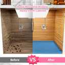 Sdpeia Under Sink Mat 22"14" Waterproof Silicone Cabinet Liner & Sink Protector for Kitchen & Bathroom, Multi-Purpose Organizers Tray for Pets, Laundry, Cat Litter Mat (Ocean Blue)