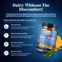 Lactose Intolerance Pills 60 Days Supply - Fast Acting Dairy Digestive Enzymes - Dairy Relief Pills for Digestion, Bloating, Gas and Carb Protein - Digestion Supplement for Lactose Intolerance Relief