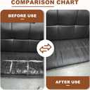 Leather Repair Tape,16 x 80 Inches Self Adhesive Leather Repair PatchLeather Repair Kit for FurnitureCouches,Car Seats,Cabinets,Handbags(Beige-Fine Lines)