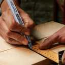 Black Permanent Markers Fine Tip 48 Count Bulk,Waterproof Permanent Marker Pens with Quick Drying on Wood,Plastic,Paper,Metal,Mirror for Office School Classroom Home