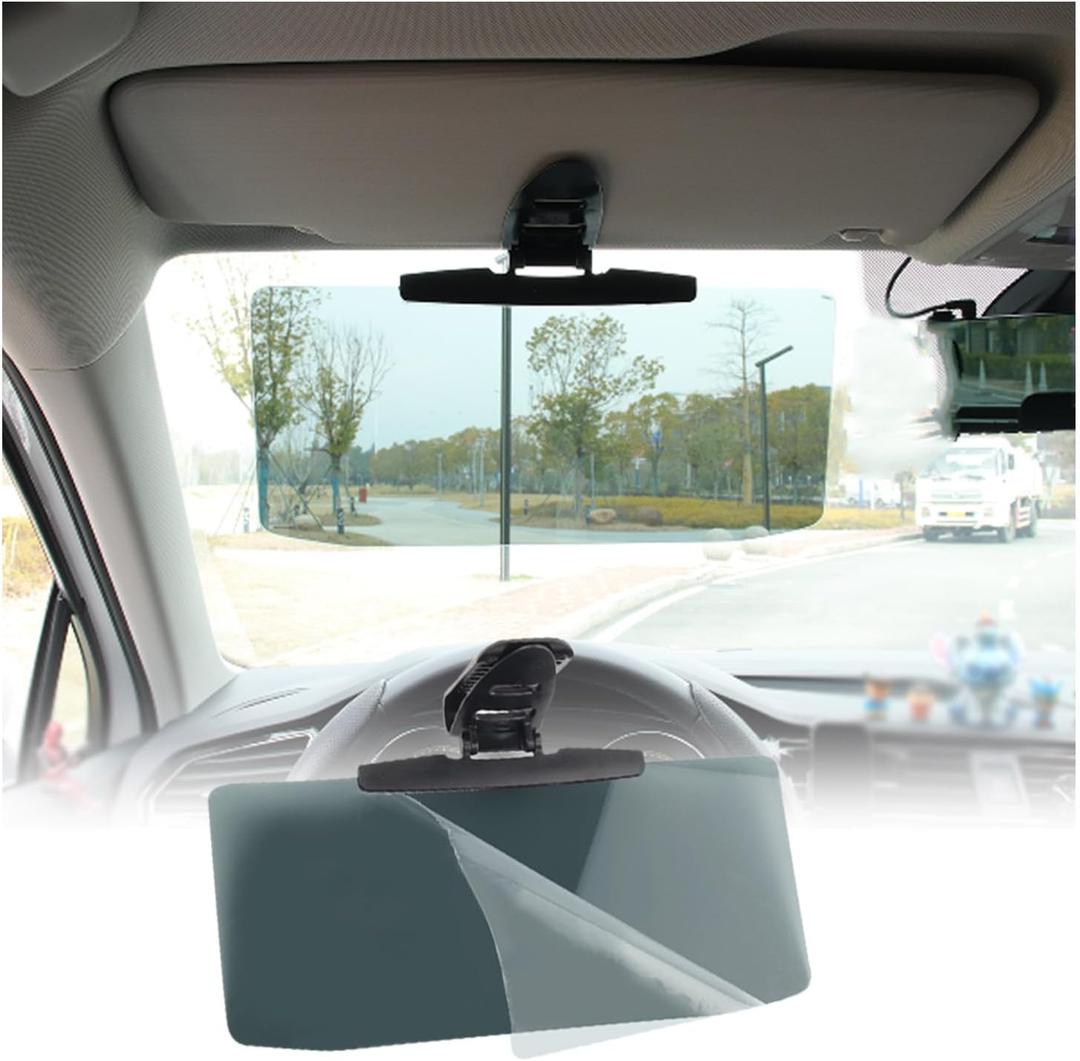 Anti-Glare Sun Visor for Car,Car Shade for Sun Protection and Shading,Block UV Rays 97.4%&HD Visor Extender All Season Fit for Trucks SUVs (1Pack)