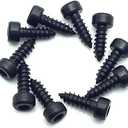 50pcs M2.5 8mm Alloy Steel Allen Hex Socket Head Cap Self-Tapping Screws