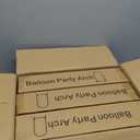 Metal Arch Backdrop Stand, Set of 3 (6/6.6/7.2 ft) Wedding Arched Frame with 12 Ground Nails, Stable Arched Background Stand for Wedding, Baby Shower, Birthday Party, Photography, Gold