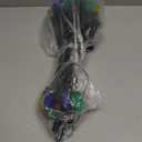 Set of 4 C7 Solar Christmas Decorations, 8 Modes Vintage Swaying Garden Lights, Outdoor Pathway Solar Christmas Stake Lights, Upgraded Base on Firefly Light for Lawn Decor, Multicolor