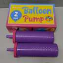 Balloon Pump Hand Held, Inflator Air Pump for Balloons - 2Way Dual Action, 2Pack: Friends can Help - Easy to Use, 100% Lifetime Satisfaction - Sturdy Ballon Inflator Pump