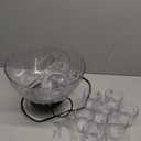 Nostalgia LPF230 3-Tier Lighted Party Fountain, Holds 1.5 Gallons, LED Lighted Base, Includes 8 Reusable Cups