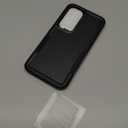 RMOCR Case for Samsung Galaxy S25, Full Body Heavy Duty Rugged Shockproof Protective Phone Cover with Lanyard Strap, Tempered Glass Screen Protector and Camera Lens Cover, Black Matte