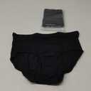 LUEXBOX Pocket Pantie for Women, Travel Underwear with Secret Pocket Panties Women's, 2 Packs (Black) XL