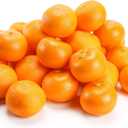 Toopify 30 Pcs Artificial Oranges, Decorative Fake Oranges for Decoration Lifelike, Realistic Fake Fruit Oranges for Christmas Home Kitchen Festival Party Decoration