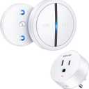 Garbage Disposal Wireless Switch Kit, ELECTOP Wireless Garbage Disposal Remote Control Outlet, No Drilling Needed, Sink Top Wireless Switch Button Kit for Waste Disposal, 15A/1500W