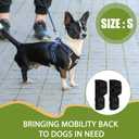 Dog Leg Braces for Rear Leg, Adjustable Dog Leg Sleeve Added Mobility Safety for Active Aging Dogs, Knee Support Straps for Outdoor Adventures Daliy Use Enhanced Stability (S)