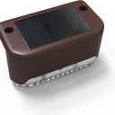 Solar Deck Lights Outdoor 16 Pack, Peel And Stick Deck Railing Lights, Long-lasting & Durable Waterproof For Outdoor Stairs, Step, Fence, Yard, Balcony, Patio, Railing, Garden & Pathway, (Warm White)