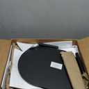 Small Modern Round Side Table with Storage,2-Tier Side Tables Living Room,Sturdy Nightstand for Small Space - Living Room, Bedroom, Bathroom, Nursery,1 PC,Black