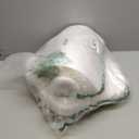 AAAAAcessories D-Shaped Chair Cushions, 2" Thick Dining Chair Pads with Ties and Removable, Machine-Washable Cover, 17" x 16", Set of 4, Oatmeal Beige