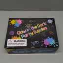 150PCS Glow in the Dark Party Supplies for Kids Adults, Light Up Party Favors with Light Up Glasses, Headband, Rings, 100 Glow Sticks Bulk Party Pack DIY Glow Necklaces Bracelets, Neon Party Supplies