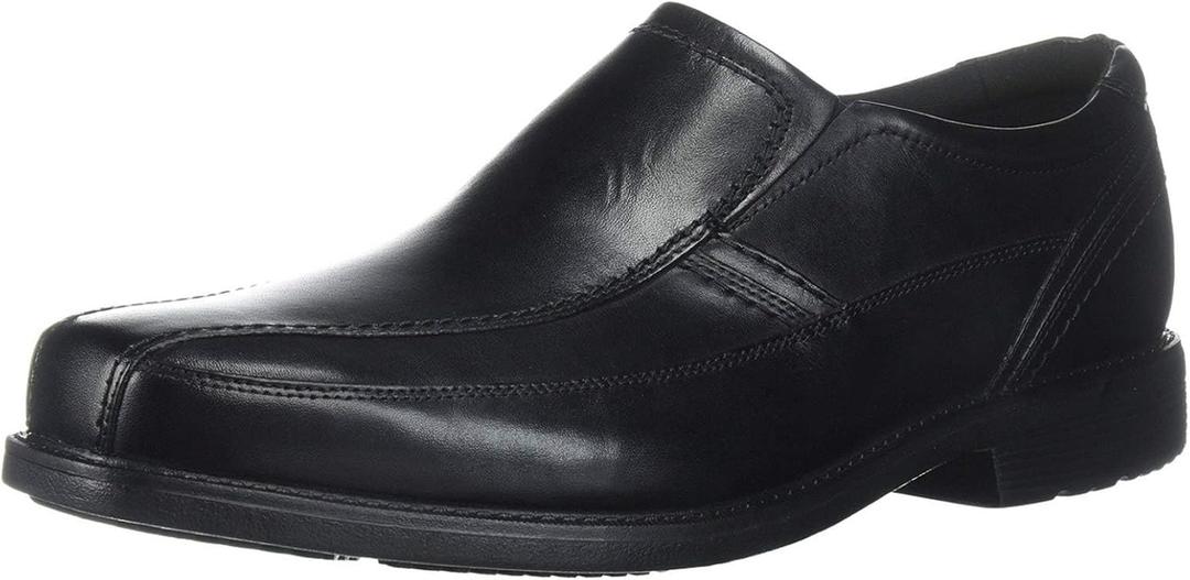 Rockport Men's Style Leader 2 Bike Slip-On Loafers (8.5 Wide, Black)