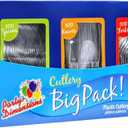 Party Dimensions 300 Count Plastic Cutlery Combo Box, Disposable Clear Plastic Silverware Utensils Set, 100 Forks, 100 spoons, 100 knives