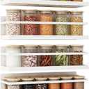 Magnetic Spice Rack for Refrigerator Magnetic Fridge Shelf for Kitchen Spice Organizer Magnetic Shelf for Fridge Space Saving White 4 Pack with Magnetic Paper Towel Holder