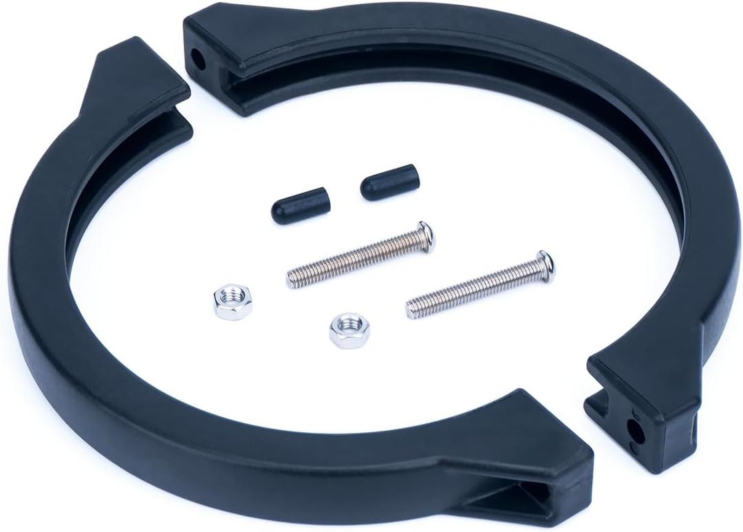 Pool Sand Filter Clamp 152165 1521656 Compatible with Pentair Meteor, Sand Dollar, Cristal-Flo and Tagelus Pool Sand Filter Pump, Clamp Assembly with Screw and Nut Parts
