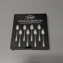 8-Piece 6.7 Inches Stainless Steel Tea Spoon, Durable Dishwasher Safe Teaspoons, Silverware Dessert Spoons, Small Spoons For Restaurant, Hotel