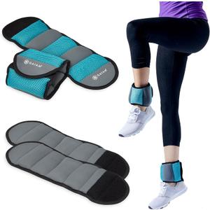 Gaiam Wrist and Ankle Weights, Wearable Bracelet to Strengthen, Tone & Sculpt, Adjustable Ankle Weights for Women & Men for Yoga, Dance, Pilates, Barre, Cardio, Home & Gym Use