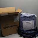 SoundAsleep Products Dream Series Luxury Air Mattress, ComfortCoil Technology, Built-in High Capacity Pump for Home, Camping- Double Height, Adjustable, Inflatable Blow Up, Portable (Queen Size) (Blue)