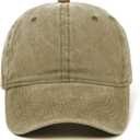 Edoneery Men Women Baseball Cap-Low Profile Adjustable Washed Cotton Golf Dad Hat