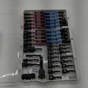 41-Piece Premium 1/4" Drive Magnetic Impact Nut Driver Set Metric & SAE Standard & Deep with Socket Adapters, 2-in-1 Ratchet Wrench, Wing Nut Driver, Universal Sockets, Quick Release Bit Holder