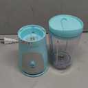Mueller Personal Blender for Shakes and Smoothies with 15 Oz Travel Cup and Lid, Juices, Baby Food, Heavy-Duty Portable Blender & Food Processor, Turquoise