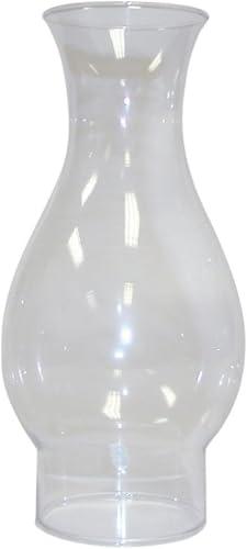 Lamplight 417b Flaretop Chimney Oil Lamp, Clear 2 Pack