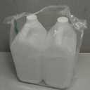 DEMORA 1 Gallon Water Jug, Water Oil Storage Containers Graduated Heavy Duty Liquid Containers with Lids for Kitchen Automotive Travel, Easy to Carry, Food Grade HDPE, BPA Free (Translucent, 2 Pcs)