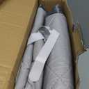 Magnetic Thermal Insulated Door Curtain, Fits Door Size 38" x 82",Durable Oxford Cloth&Thicken Polyester Fiber Fill, Efficient Temperature Control, Durable Construction, Soundproof and Windproof Gray