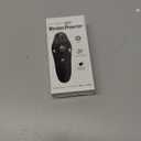 Presentation Clicker Wireless Presenter Remote USB Control Powerpoint PPT Clicker, Laser Pointer RF 2.4GHz Presenter Remote Google Slide Advancer Powerpoint Clicker for Computer/Laptop/Mac/Keynote (A-Red Light)