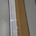 LazBlinds No Tools No Drill 1" Vinyl Mini Blinds, Cordless Blinds for Windows, Light Filtering Horizontal Window Blinds & Shades, 30 1/2" W x 64" H, White