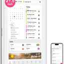 21.5 Inch Digital Calendar, Full HD Touchscreen Smart Planner for Family Schedules - Wall Mount, Great for Seamless Daily Planning & Household Organization, with LED Reminder Light