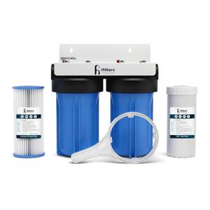 iFilters 4.5 x 10 Sediment CTO Heavy Metals Well Water Filtration System