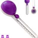 Portable Paper Circle Cutter,Cut Circles Paper of Any 4to12.6inch Diameter,Adjustable Craft Cutting Tools,Replaceable Blades,for Paper Crafts Scrapbooking,Christmas and Birthday Gifts(1Pcs,Purple)