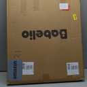 Babelio Auto Close Baby Gate with Cat Door,29-43" Metal Gate for Doorway,Stairs, House,Easy Walk Thru with Pet Door,Includes 4 Wall Cups and 3 Extension Pieces,White