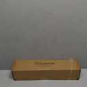 KAMANINA Single Curtain Rod 32 to 58 Inch(2.6-4.8Ft), 7/8 Inch Antique Bronze Adjustable Drapery Rod for Windows, Decorative Netted Texture End